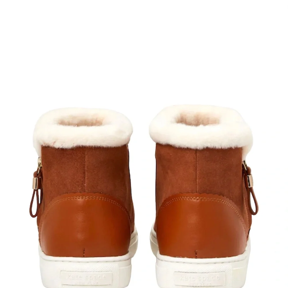Kate Spade Women’s Harper Winter Sneakers in Warm Gingerbread| Size: 6.5